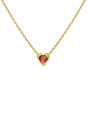 Leoni necklace Forgyldt Maanesten